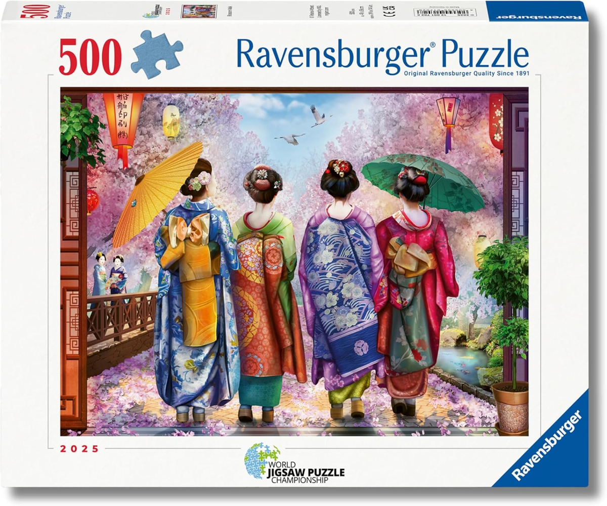 Ravensburger Puzzle 500 PC - Passeggiata in fiore