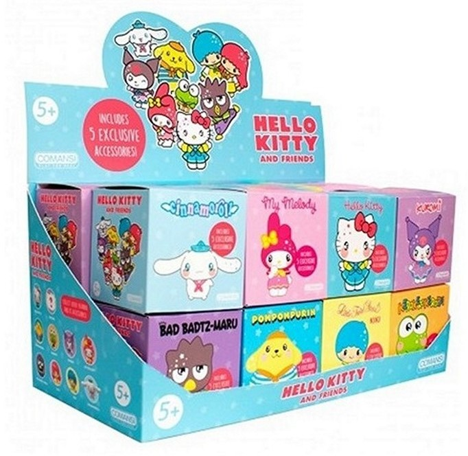 Hello Kitty and Friends Friendship Box 8,5x8,5cm 10 assortitis in display (16)