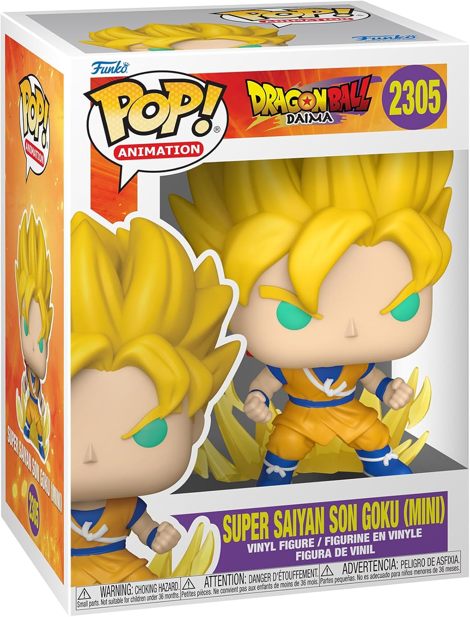 FUNKO POP DRAGON BALL DAIMA - VINYL FIGURE 2305 SUPER SAIYAN SON GOKU (MINI) 9CM COC