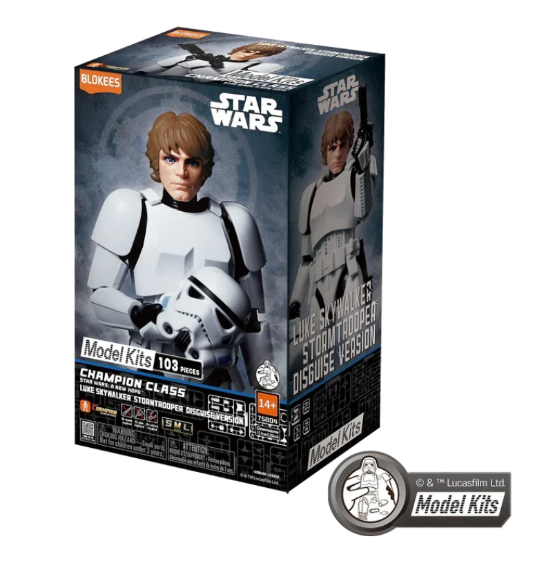 Blokees - Star Wars - Champion Class 04 - 75804 Luke Skywalker - A New Hope . Disguise Versione Model Kits