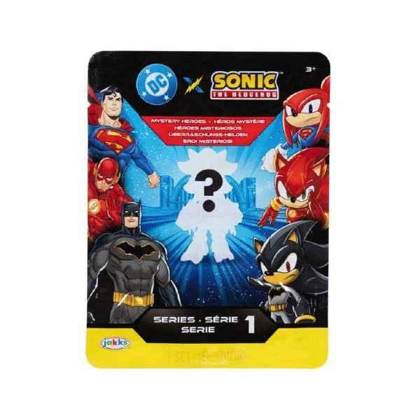 Jakks - DC X Sonic Assortimento di personaggi articolati 6 cm Blind Pack W1 43164GM