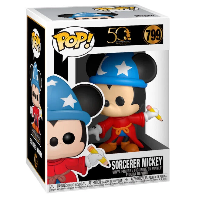 FUNKO POP DISNEY:MICKEY MOUSE - VINYL FIGURE 799 SORCERER MICKEY 9CM