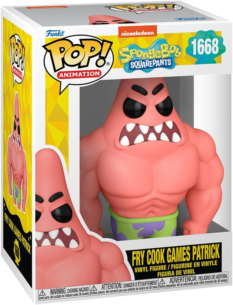 FUNKO POP SPONGEBOB: 25TH ANNIVERSARY - VINYL FIGURE 1668 PATRICK WITH MUSCLES 9CM