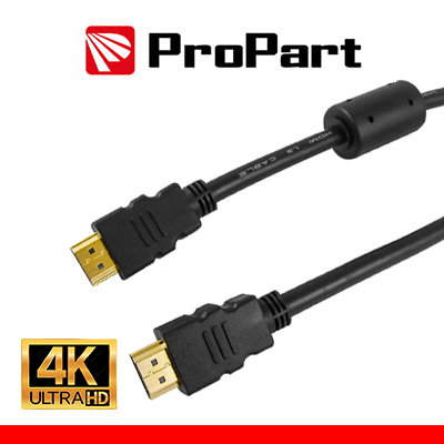 PROPART Cavo HDMI 2.0 High Speed 4K 3D …