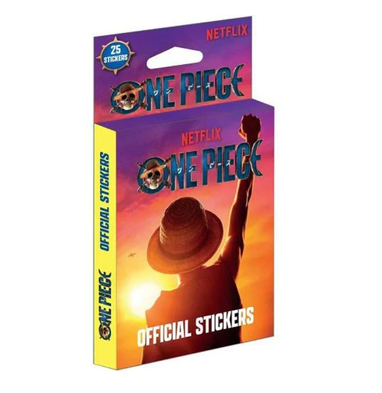 DIRAMIX - One Piece eco blister - Eco blister con 5 bustine di figurine - Offical Stickers Netflix