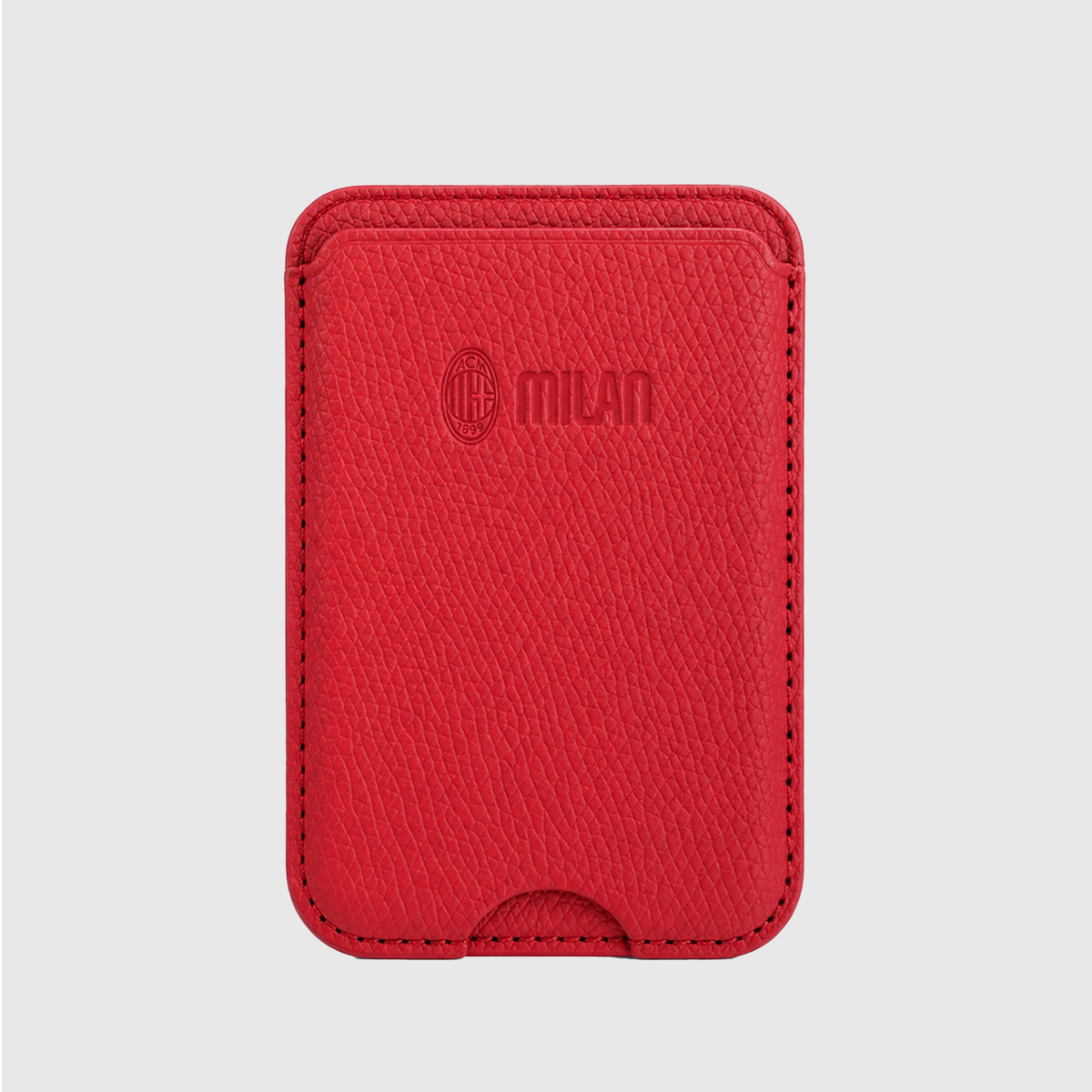 TECHMADE WALLET PORTACARTE MAGNETICO MILAN CLASSIC RED