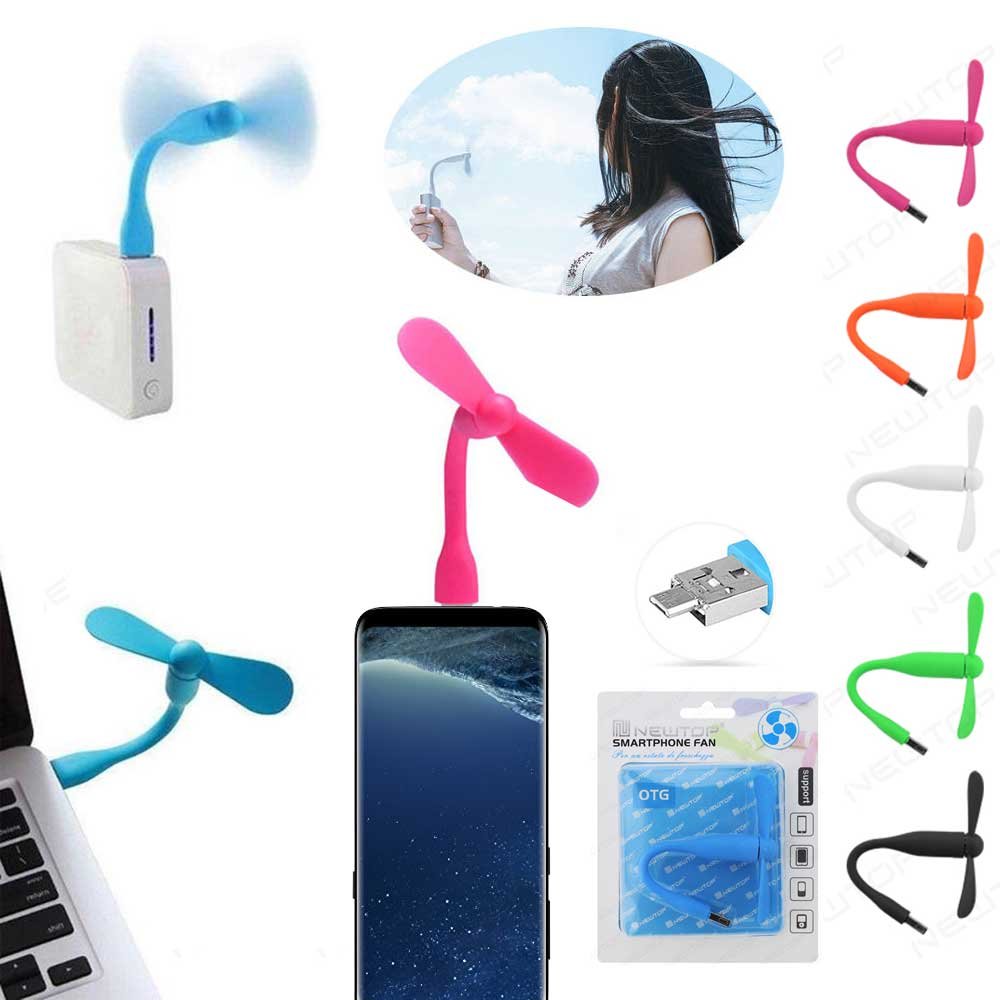 NEWTOP SMARTPHONE FAN USB + MICRO