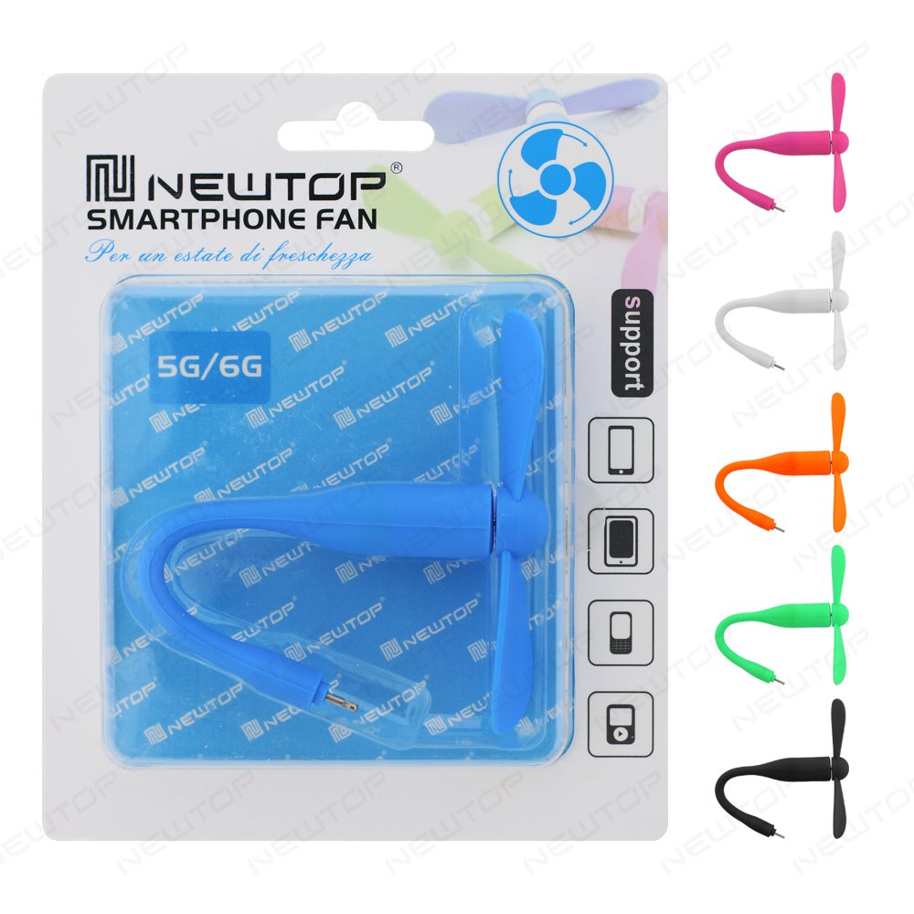 NEWTOP SMARTPHONE FAN MINI VENTILATORE PORTATILE LIGHTNING IPHONE IPAD