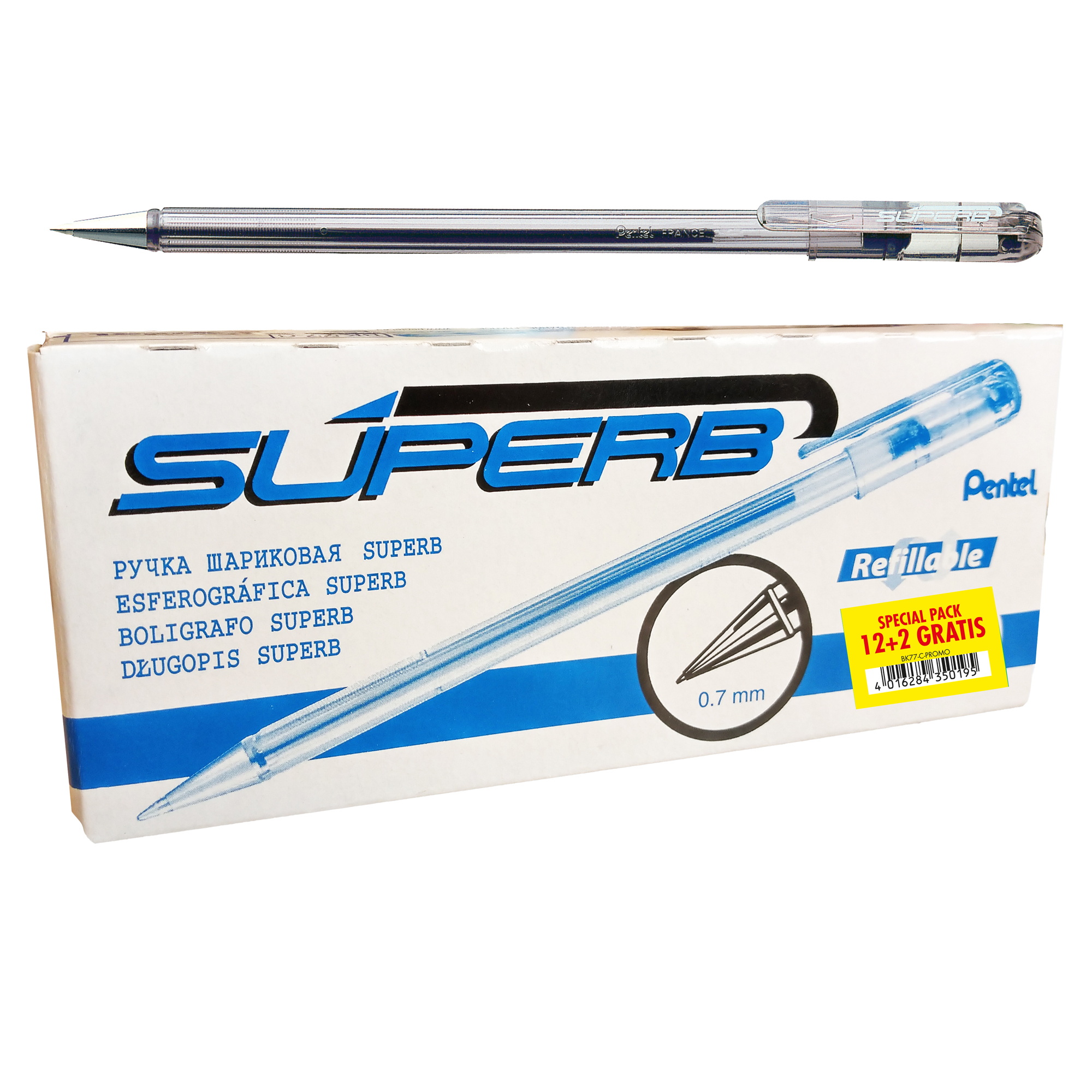 Penna a sfera Super B - punta 0,7 …