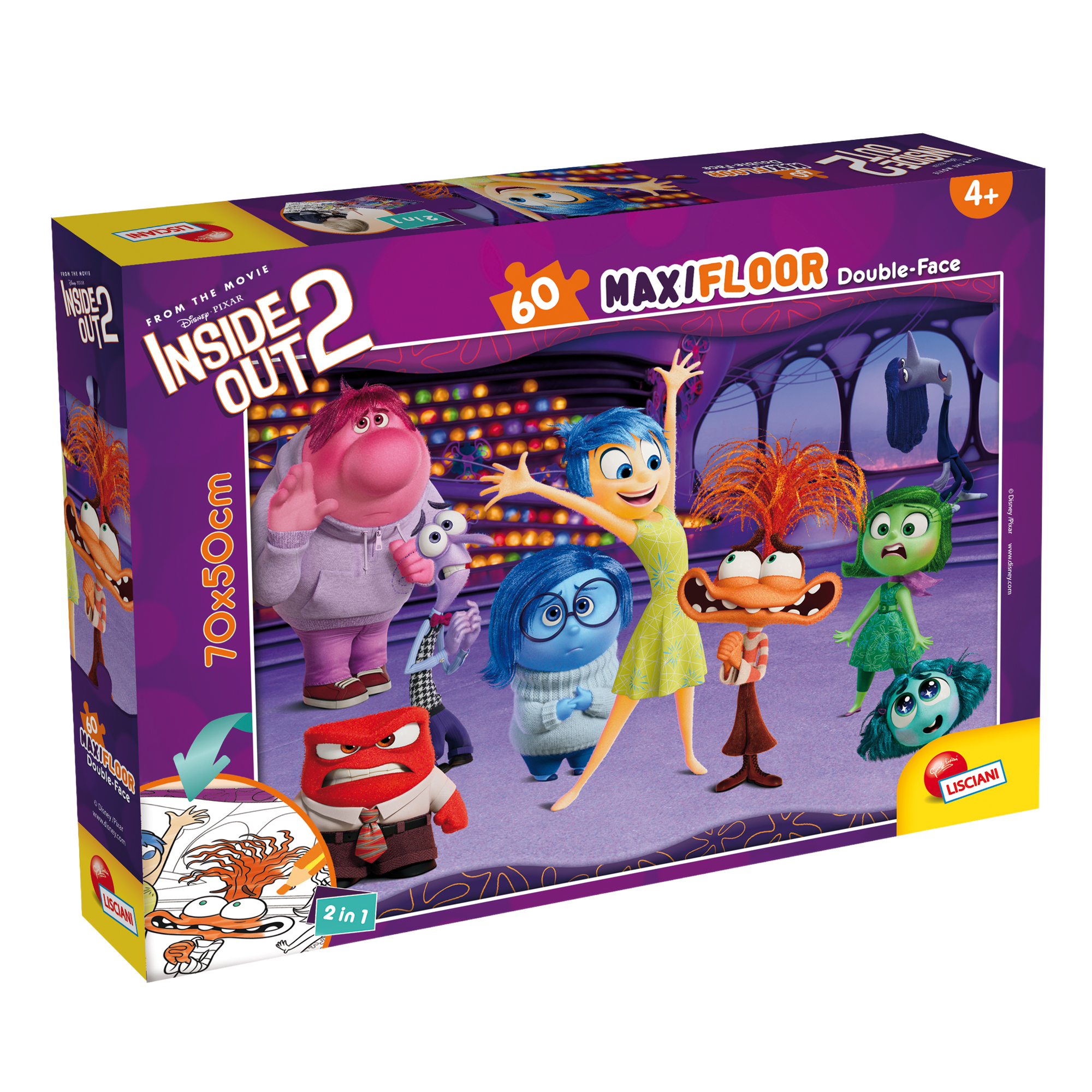 Puzzle maxi "Disney Inside Out 2" - 60 …