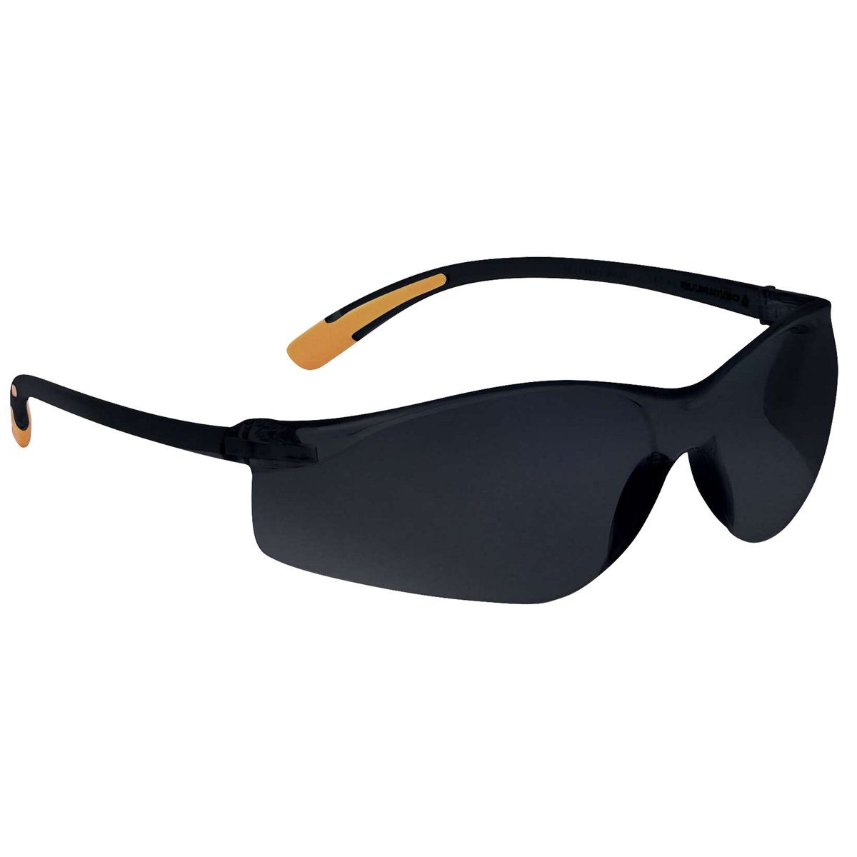Occhiali Meya monoblocco Delta Plus policarbonato terminali in PVC antiscivolo fumè - MEIAFU