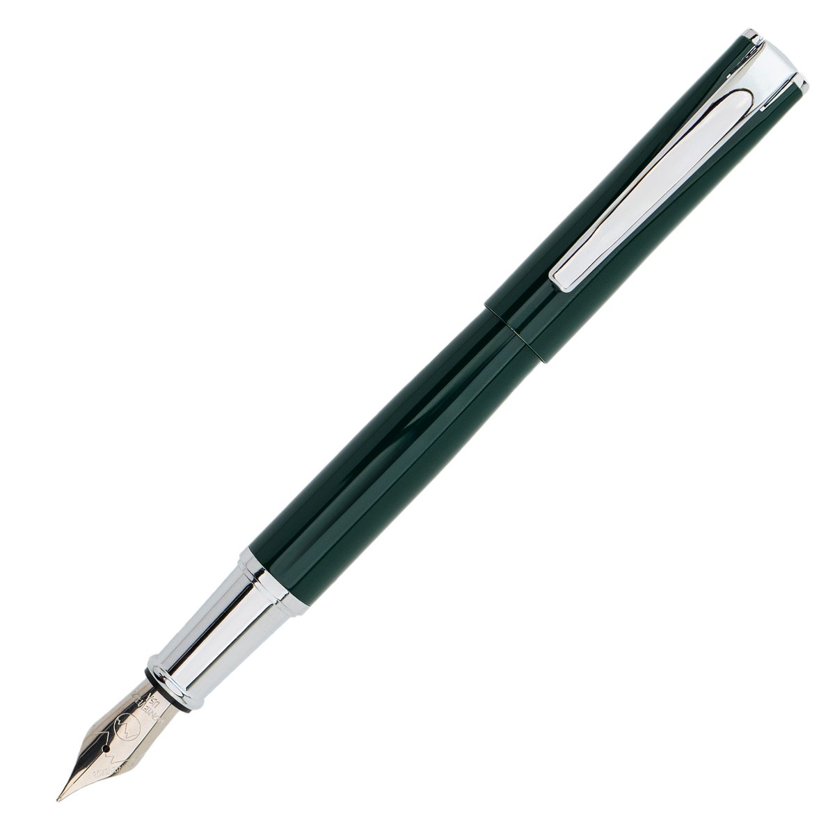 Penna Stilografica Impressa - punta M - verde …