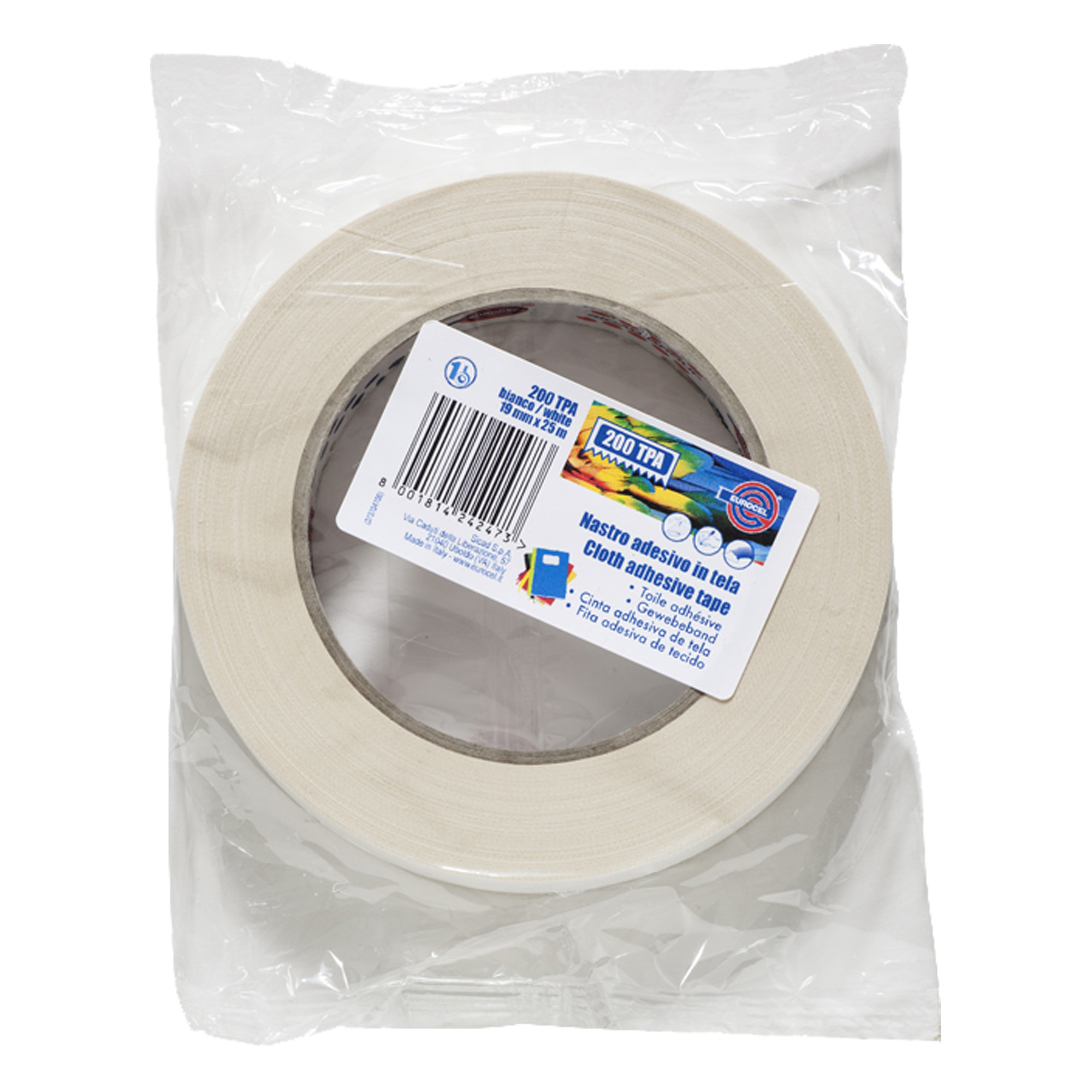 Nastro adesivo telato TPA 200 - 19 mm …