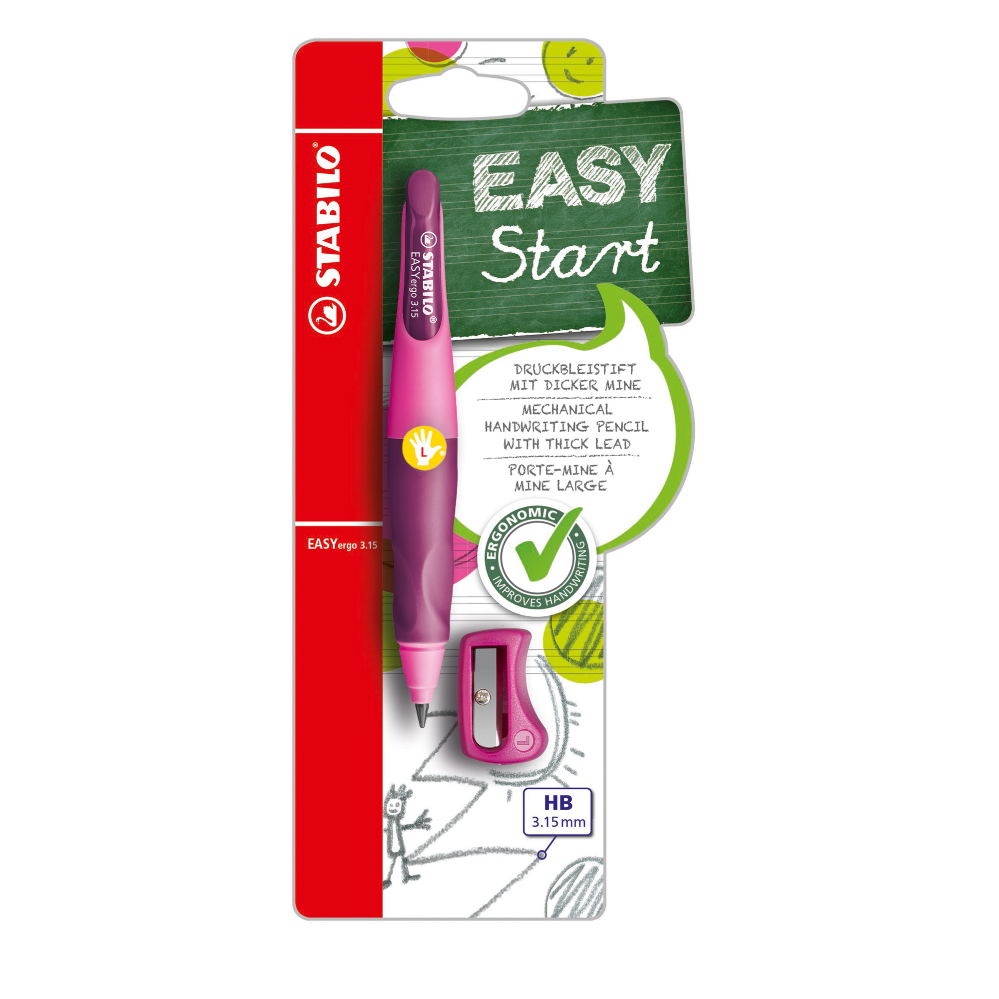 Portamine Easyergo - 3,15mm - per mancini + …