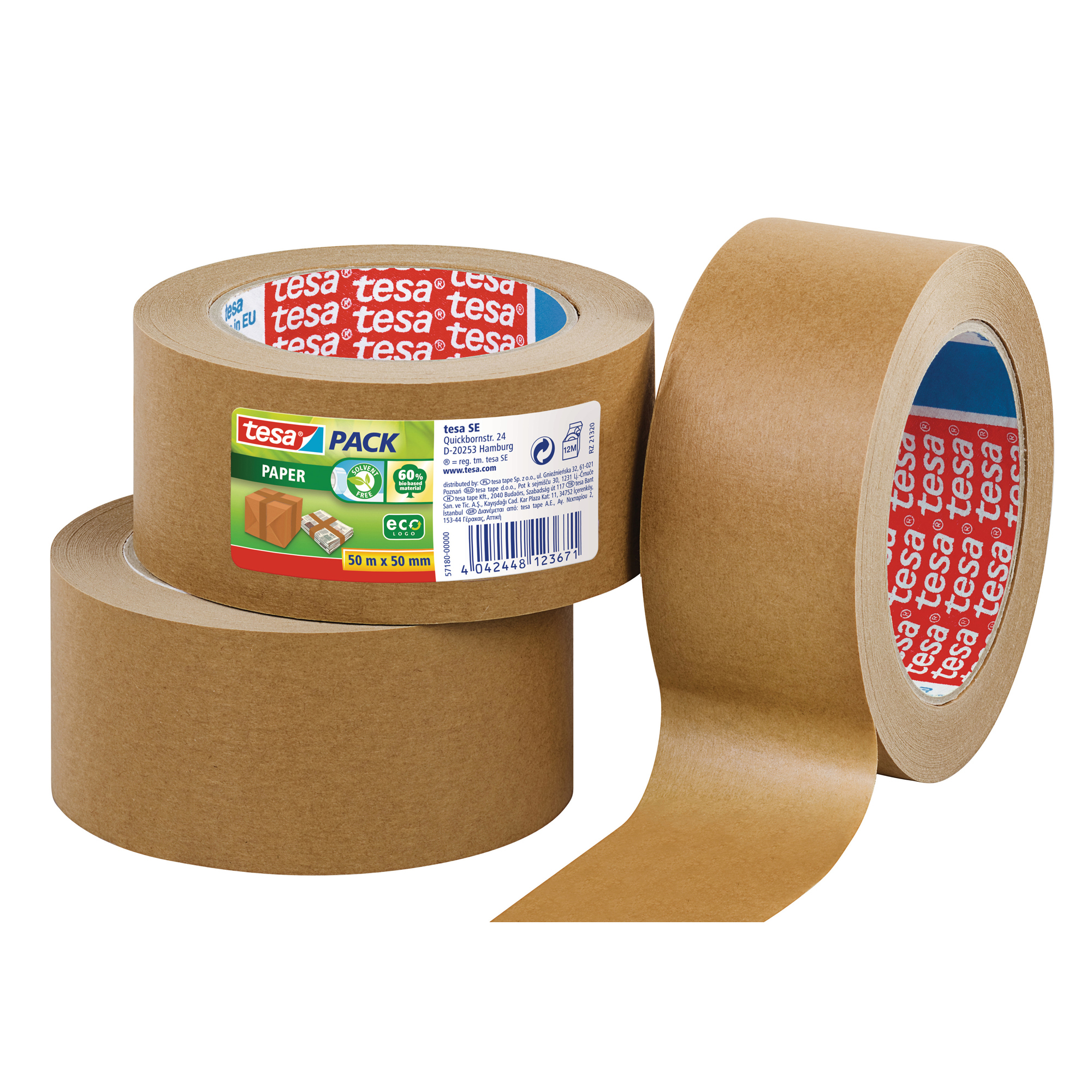 Nastro adesivo Tesapack Paper ecoLogo - 5 cm …