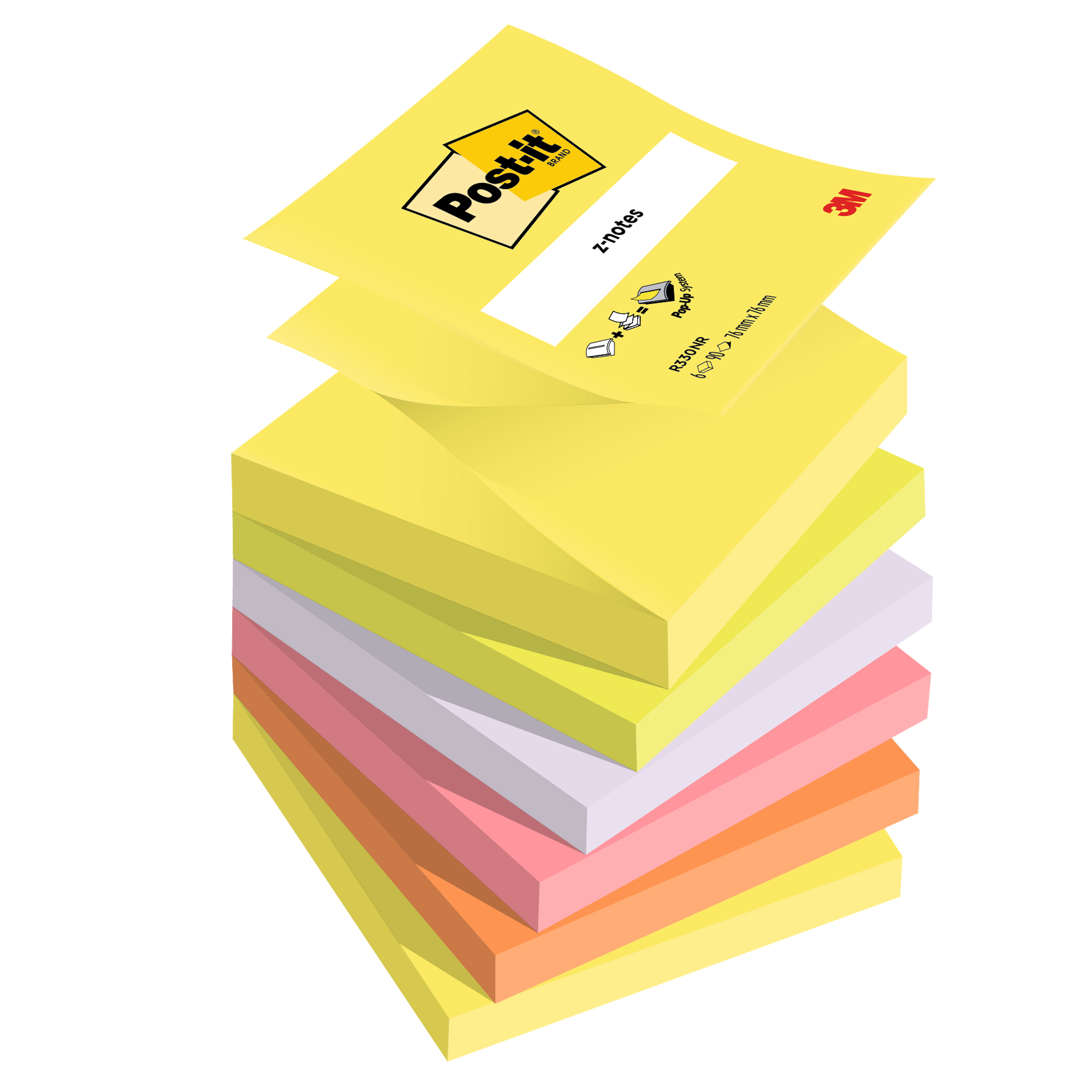 Blocco Post-it Super Sticky Z Notes - R330-NR …