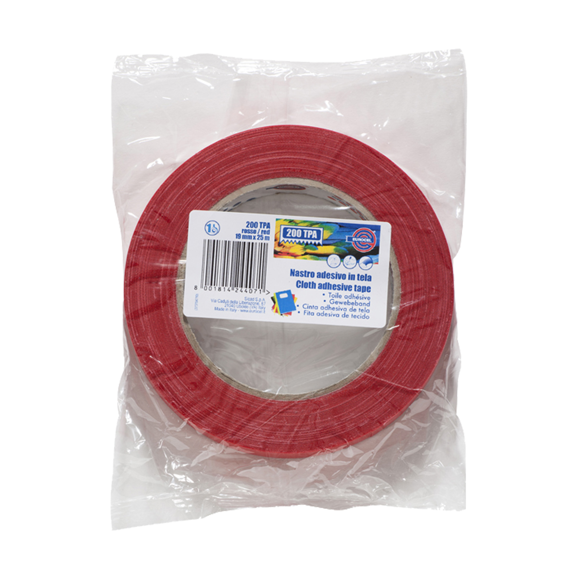 Nastro adesivo telato TPA 200 - 19 mm …