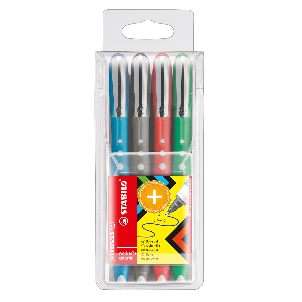 Roller Worker Colorful con cappuccio - tratto 0,5mm …