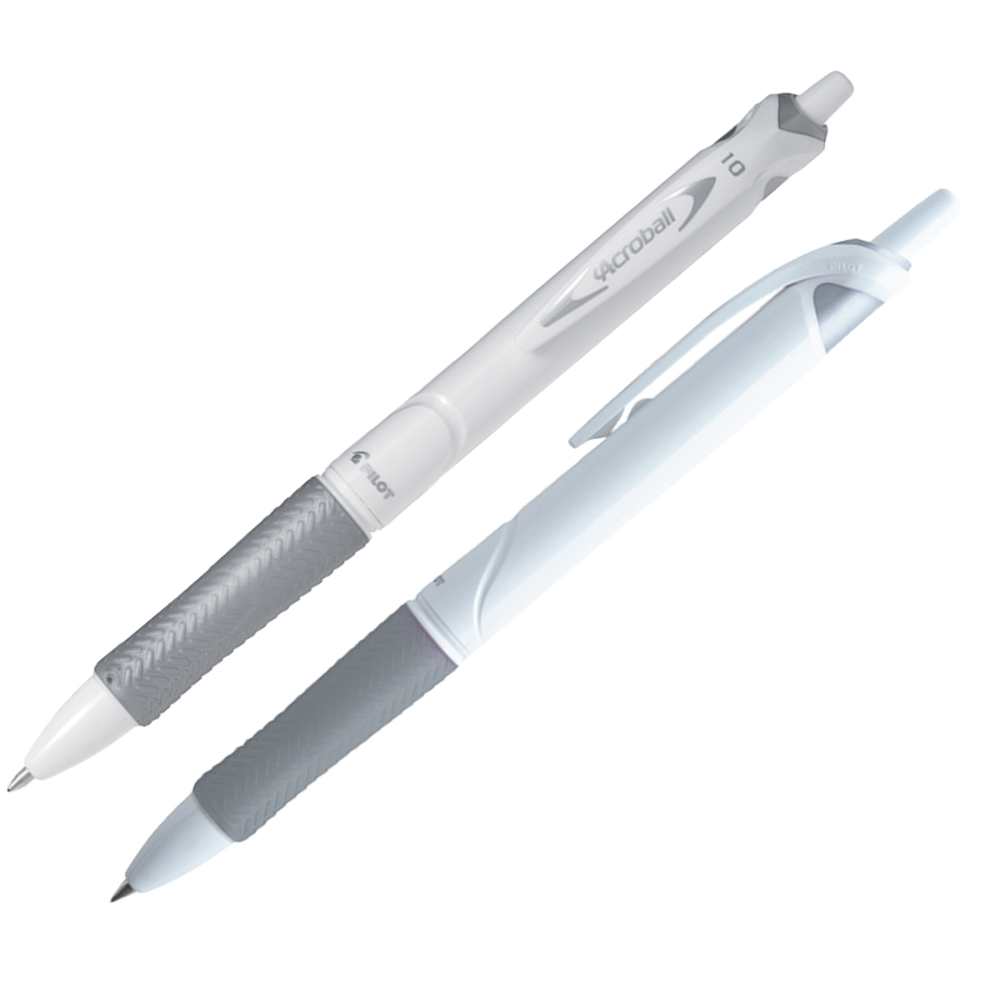 Penna a sfera a scatto Acroball Pure White …
