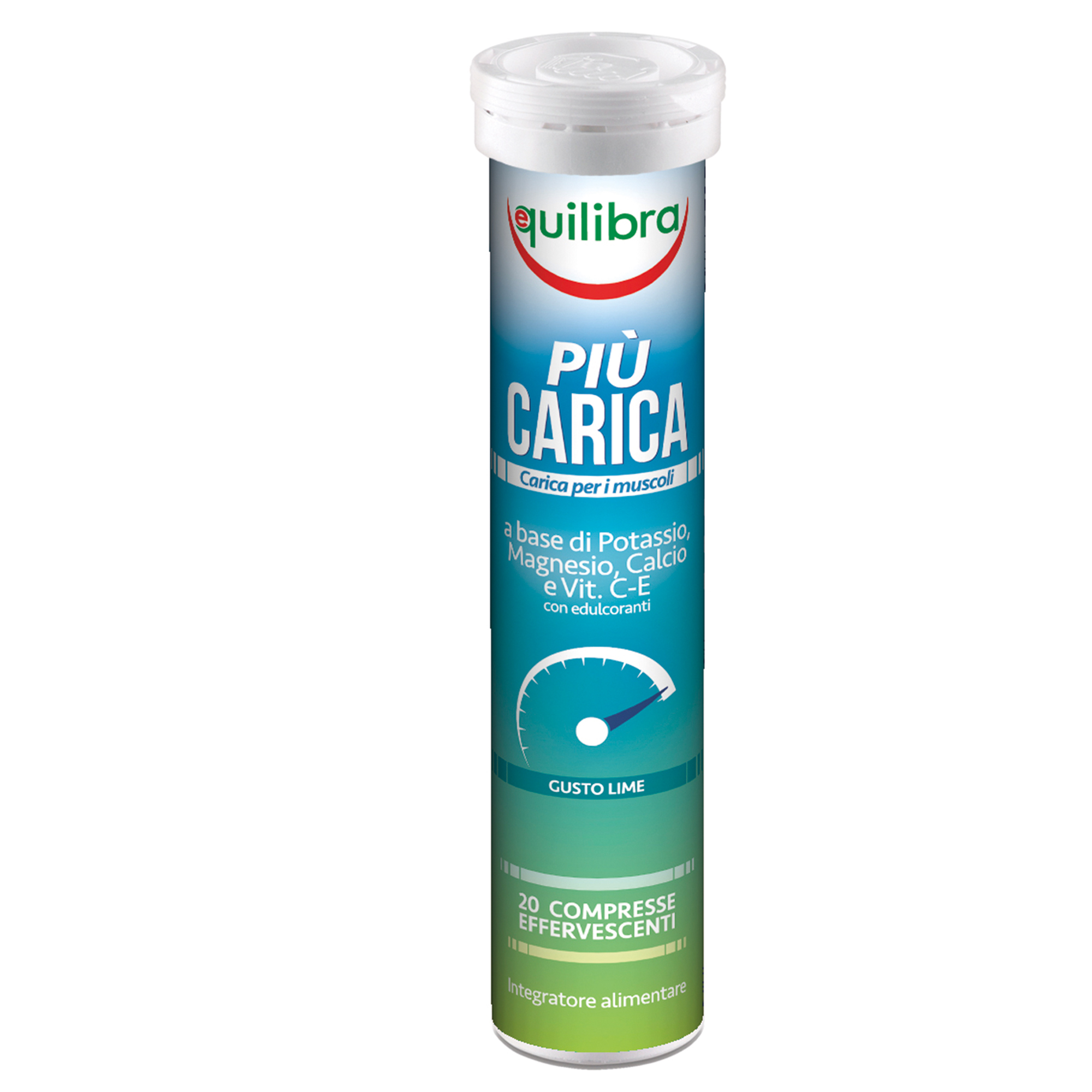 Integratore PiU' Carica - gusto lime - 20 …