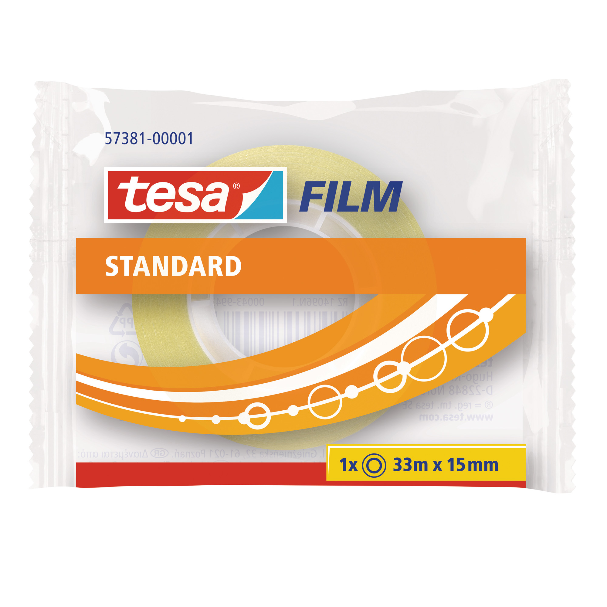 Nastro adesivo Tesafilm - confezionato singolarmente - 15 …
