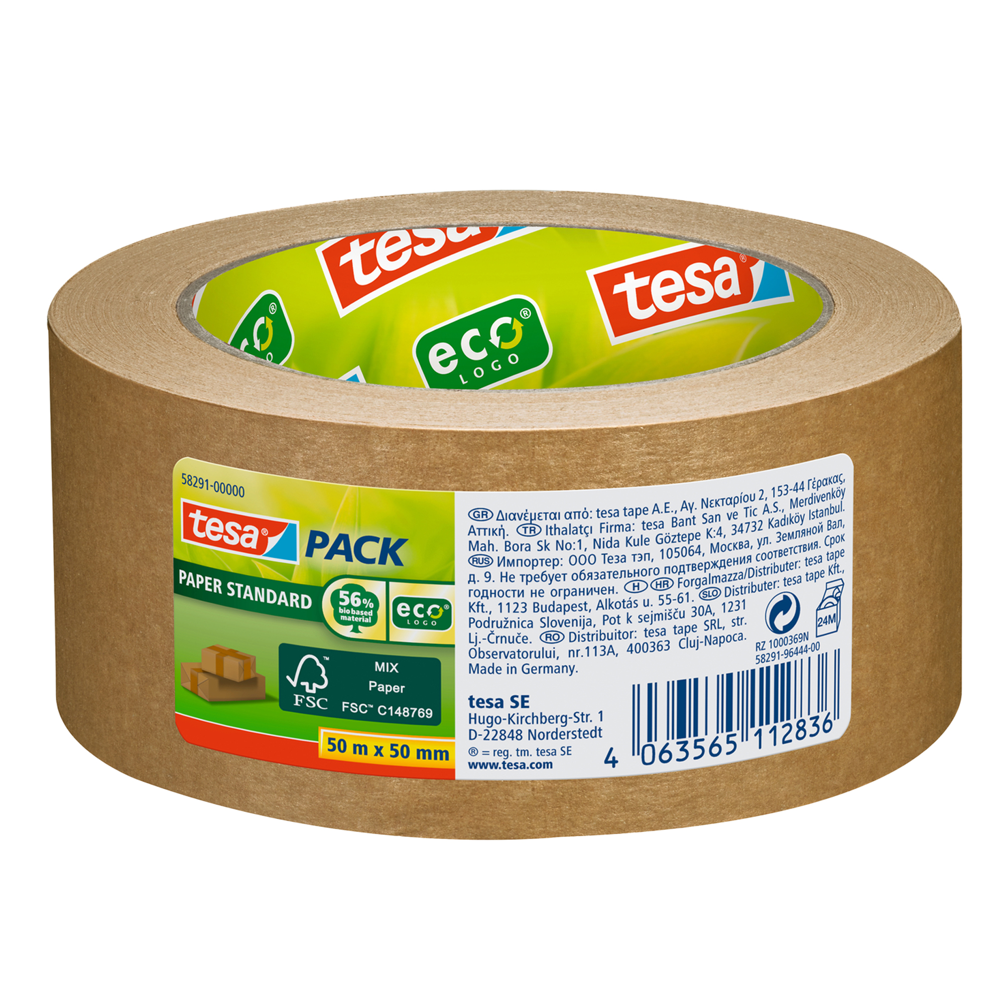 Nastro adesivo Tesapack Eco - paper standard ecoLogo …