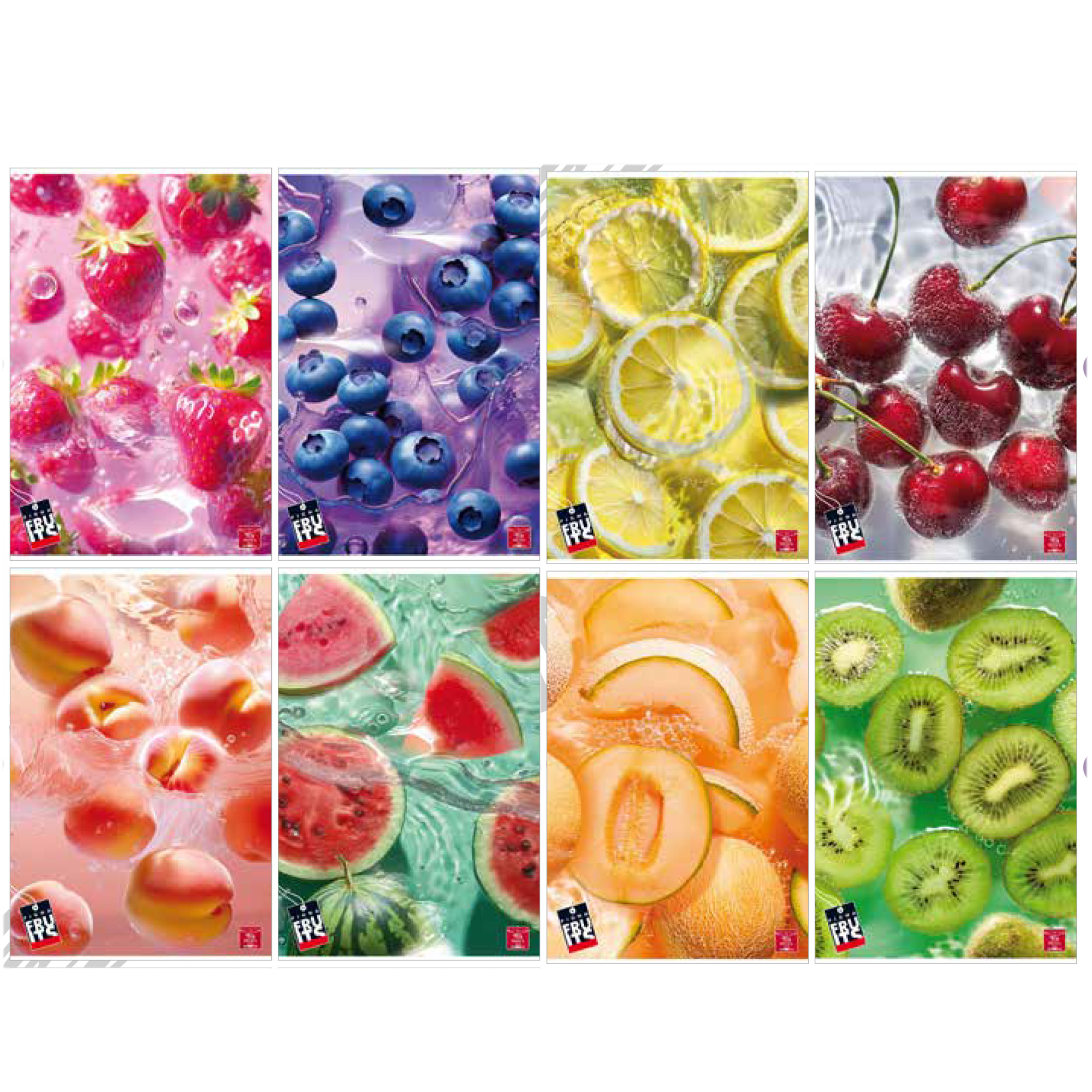 Maxiquaderno Fruit - A4 - 1 rigo c/margine …