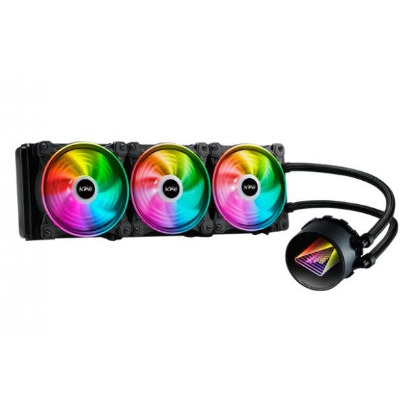 ADATA XPG LEVANTE X 360 ARGB ALL-IN-ONE ARGB CPU LIQUID COOLER DISSIPATORE A LIQUIDO DUAL FAN 3 VENTOLE x 120mm NERO