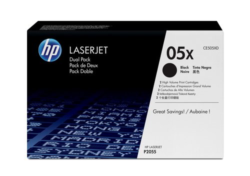 Hp - Confezione 2 Toner originale - 05X …