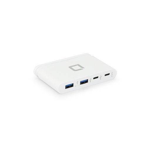 DICOTA USB-C Portable Hub 4-in-1 - Hub - 2 x USB-C + 2 x SuperSpeed USB - desktop