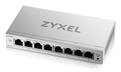 ZYXEL GS1200-8V3-EU0101F SWITCH GESTITO L2 -8 PORTE 10/100/1000 DESKTOP GRIGIO