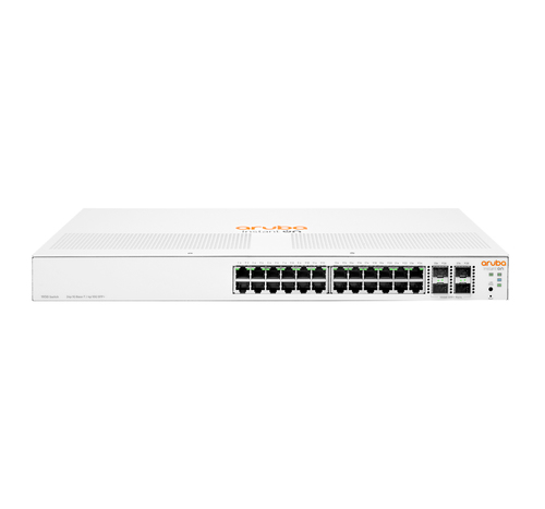 HPE Aruba Instant On 1930 24G 4SFP/SFP+ Switch - Switch - L3 - gestito - 24 x 10/100/1000 + 4 x 1 Gigabit / 10 Gigabit SFP+ - montabile su rack