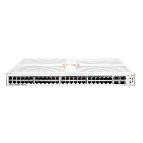 HPE Aruba Instant On 1930 48G 4SFP/SFP+ Switch - Switch - L2+ - gestito - 48 x 10/100/1000 + 4 x 1 Gigabit / 10 Gigabit SFP+ - montabile su rack