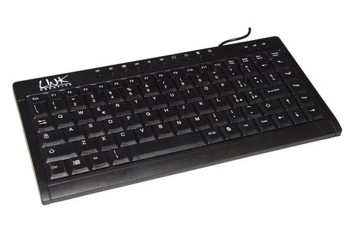 LINK LKTAST04 MINI TASTIERA MULTIMEDIA USB LATOUT ITALIANO BLACK