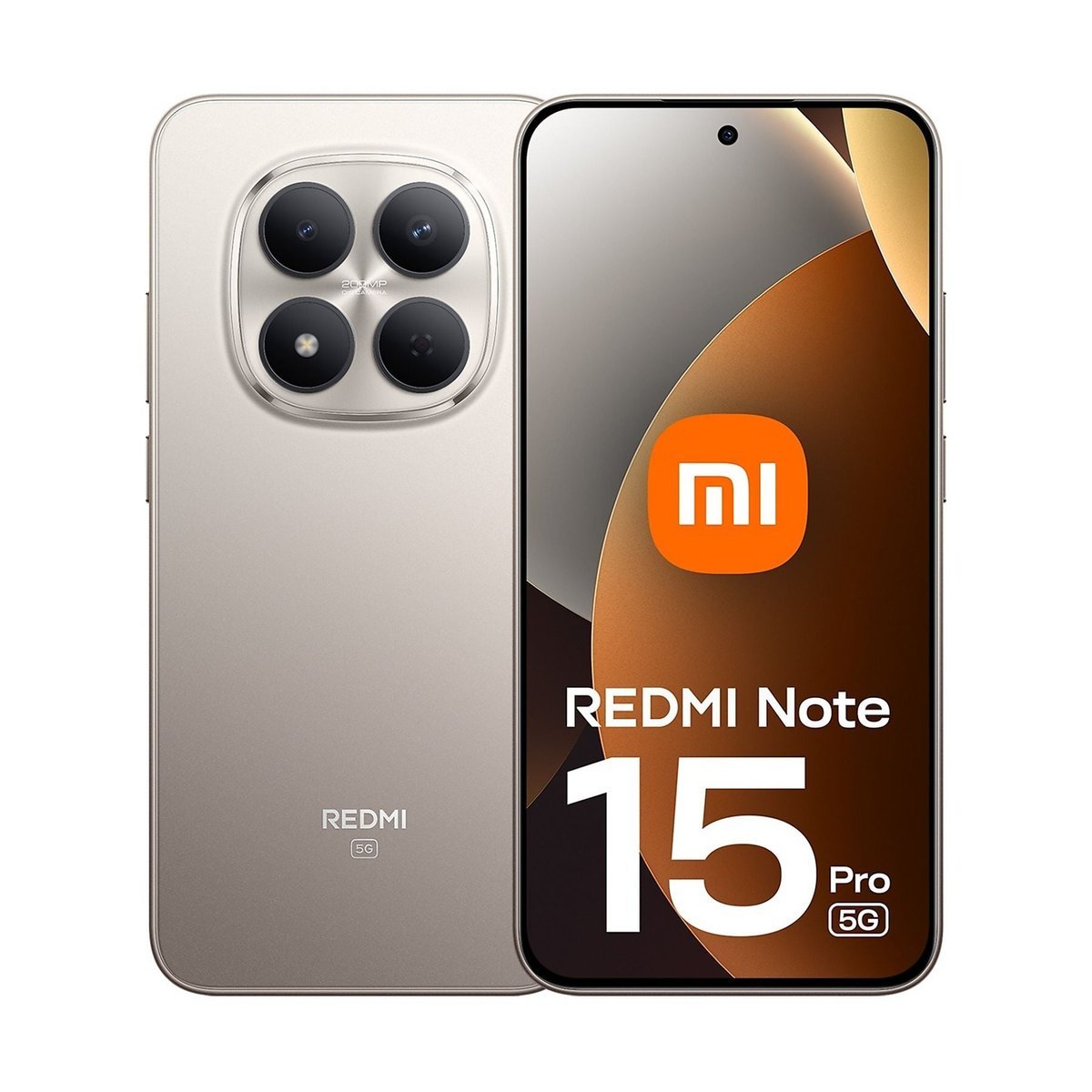 XIAOMI REDMi NOTE 15 PRO 5G DUAL SIM 6.83" OCTA CORE 256GB RAM 8GB 5G ITALIA TITANIUM COLOR