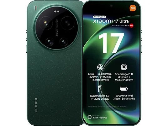 XIAOMI 17 ULTRA 5G DUAL SIM 6.9" OCTA CORE 512GB RAM 16GB 5G EUROPA STARLIT GREEN
