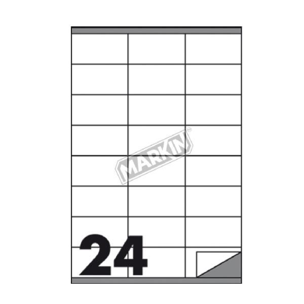 MARKIN CF1200ETICHETTE 70X36 LASER POLI