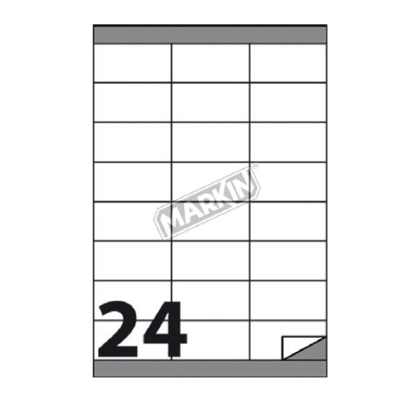 MARKIN CF2400 ETICHETTE 24FG X100 70X35