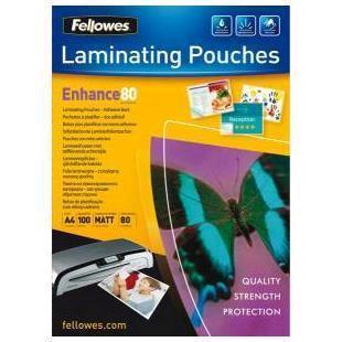 Fellowes - 80 micron - A4 (210 x 297 mm) rivestimento di plastificazione