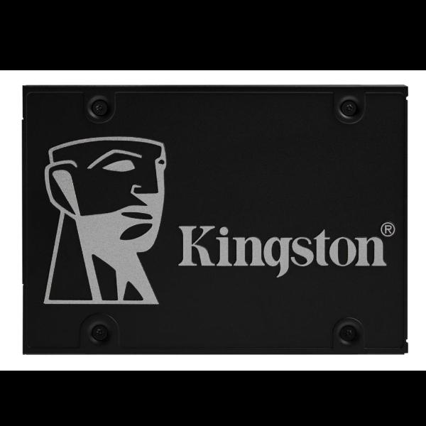 Kingston KC600 - SSD - crittografato - 1 TB - interno - 2.5" - SATA 6Gb/s - 256 bit AES - Self-Encrypting Drive (SED), TCG Opal Encryption