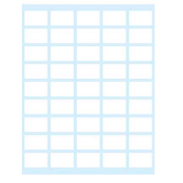 Tico Export - Carta - Satinata - autoadesivo permanente - bianco - 22 x 14 mm 450 etichette (10 foglio(i) x 45) blister - etichette