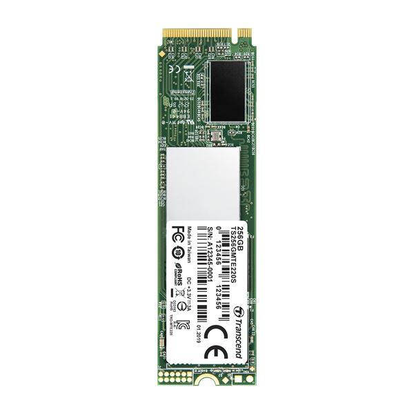 Transcend 220S - SSD - 256 GB - interno - M.2 2280 - PCIe 3.0 x4 (NVMe)