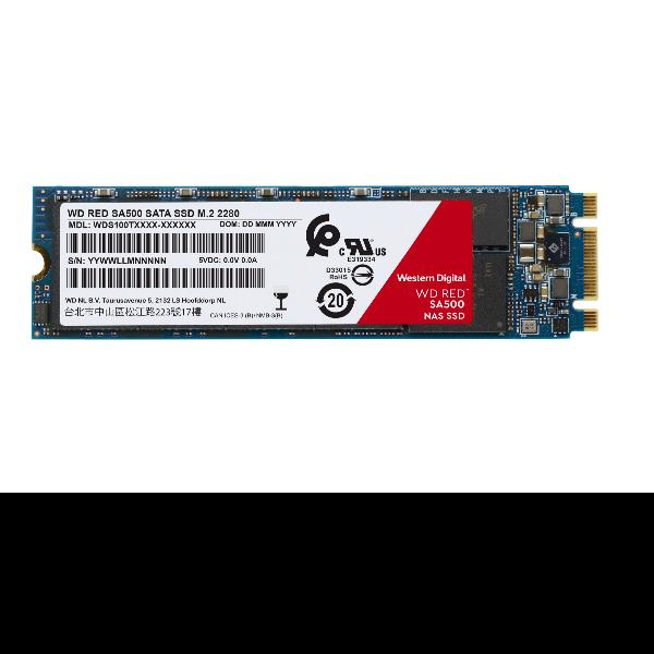 WESTERN DIGITAL RED SA500 SSD 500GB SATA III M.2 3D NAND