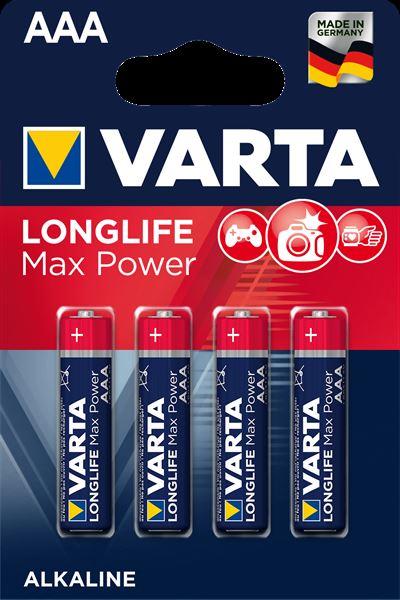Varta Maxi-Tech - Batteria AAA - Alcalina - nero, giallo