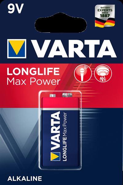 Varta Max Tech - Batteria 9V - Alcalina