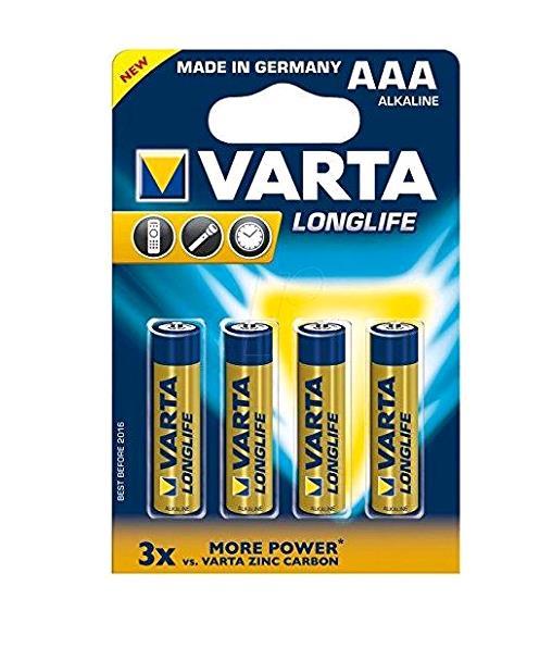 Varta Longlife Extra - Batteria 4 x AAA …