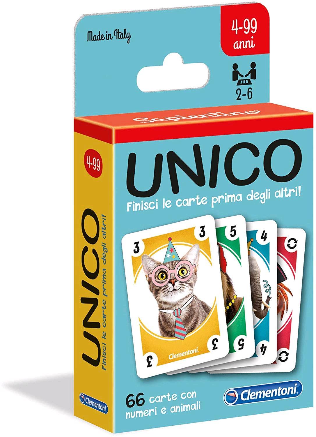 Clementoni - Unico - gioco di carte