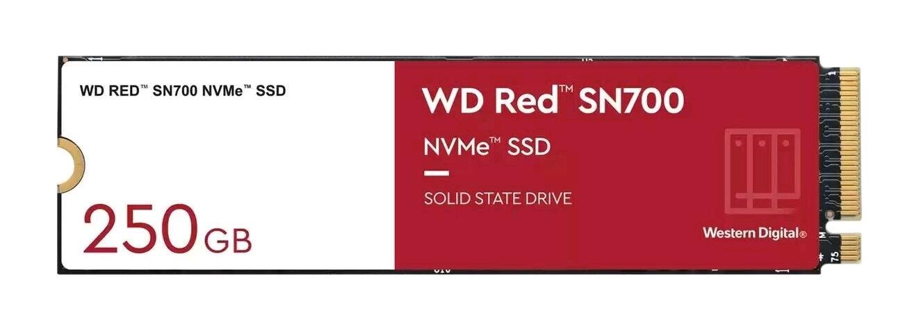 WESTERN DIGITAL SN700 SSD WD RED 250GB M.2 PCIE EXPRESS 3.0 NVME PER DISPOSITIVI NAS