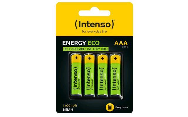 Intenso Energy Eco - Batteria 4 x AAA - NiMH - (ricaricabili) - 1000 mAh
