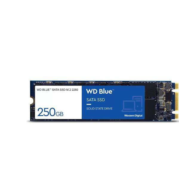 WESTERN DIGITAL SSD INTERNO BLUE 250GB M.2 SATA 6GB/S Read/Write 555/440 Mbs